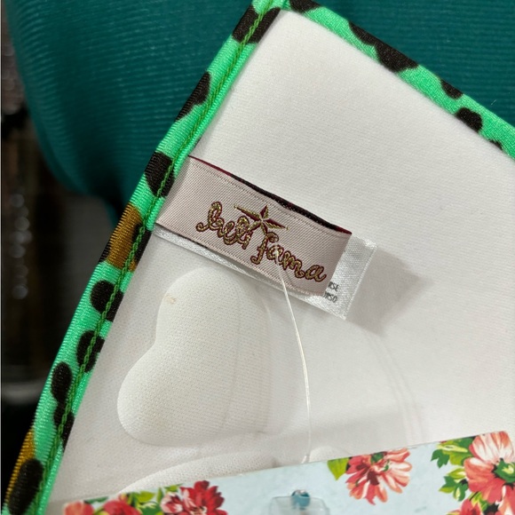 Luli Fama Dale Guapa leopard molded push up bandeau halter bikini top - Picture 13 of 14